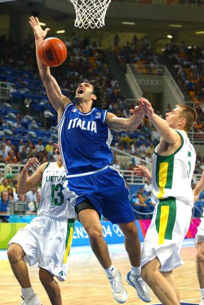 Olimpiade Atene 2004 semifinale Italia vs Lituania. Gli azzurri saranno d&#39;argento (Gazvar)